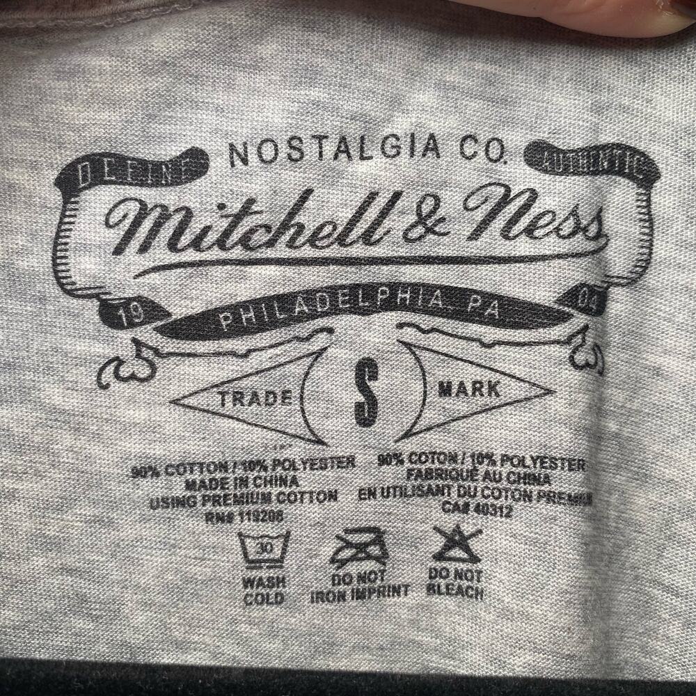 NWT Mitchell & Ness Washington Bullets NBA Gray T-Shirt Women's size Small - Picture 2 of 8